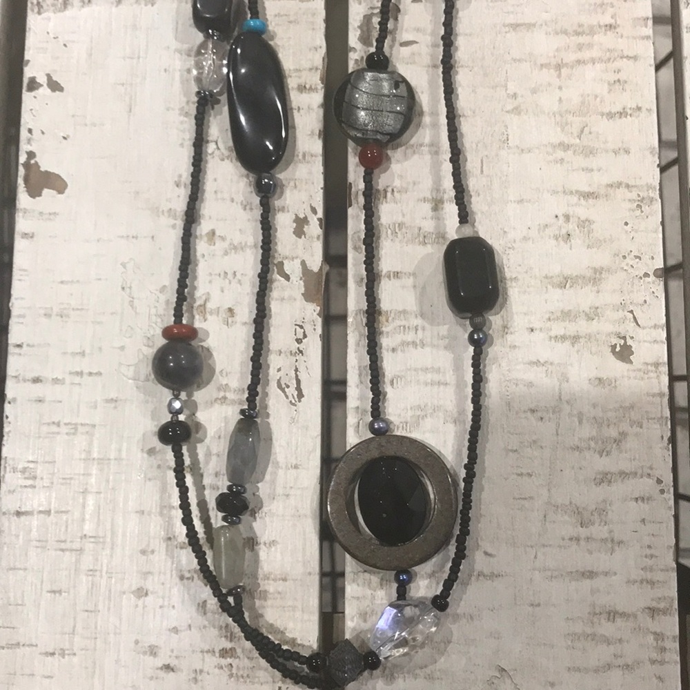 Silpada long necklace with beautiful stones - Picture 4 of 6